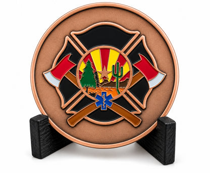 Firefighter Challenge | Personalized Fire Department Challenge Coin