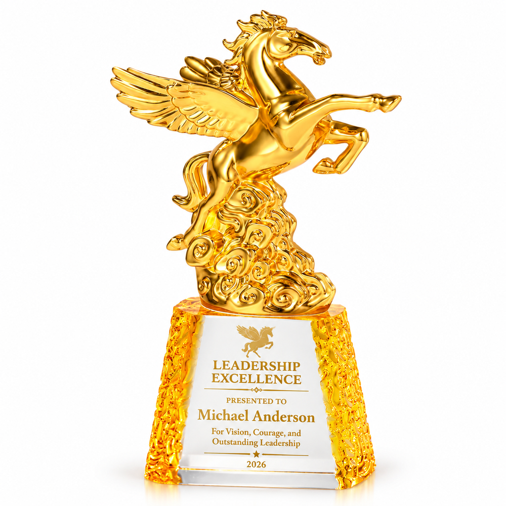 Pegasus Vanguard | Customized Crystal Employee Recognition Awards
