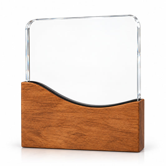 Wave Wood | Custom Acrylic Awards for Corporate Events