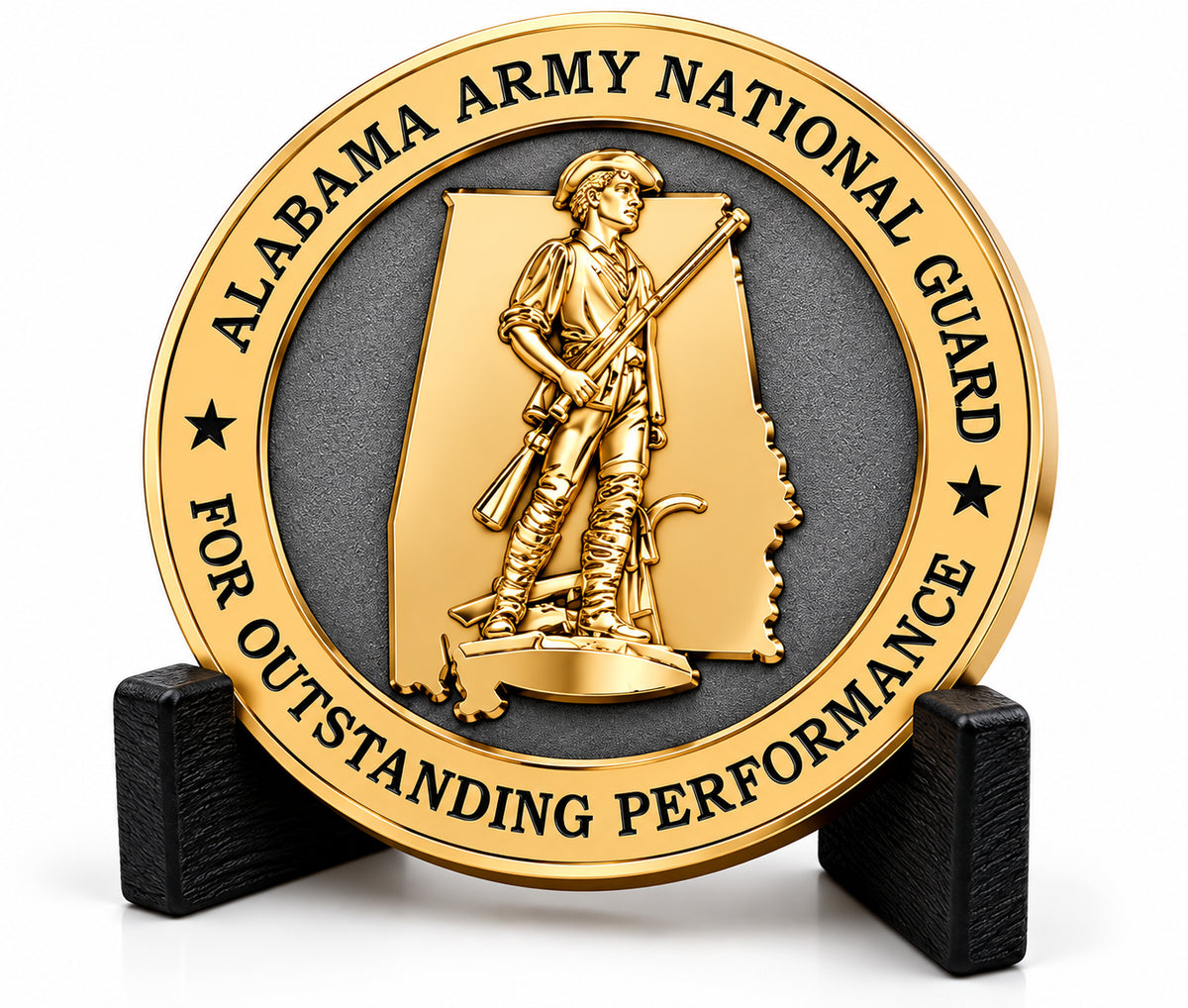 Shiny Gold | Shiny Gold Military Leadership Recognition Coin
