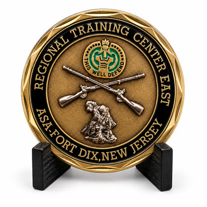 Kundenspezifische militärische Challenge Coin – Antikmessing 3D Army Recognition Coin mit Epoxidbeschichtung