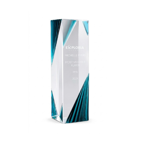 Personalized Crystal Tower Award Trophy