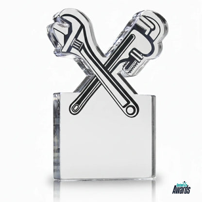 Wrench Acrylic Trophy