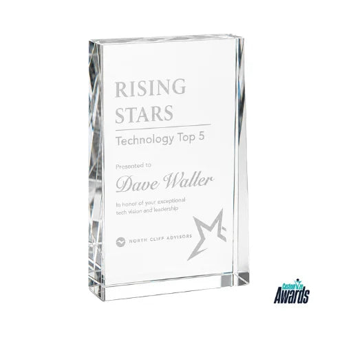 Radiance Crystal Award – Rising Star Recognition Trophy