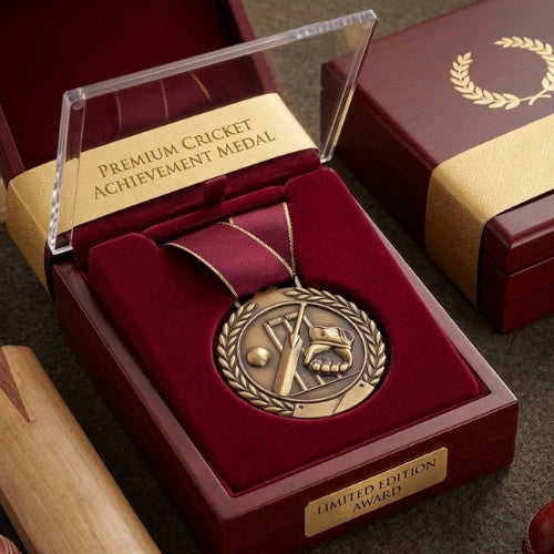 Wreath Cricket Medal