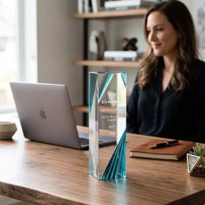 Personalized Crystal Tower Award Trophy
