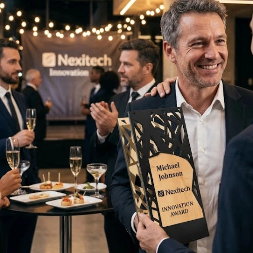 Flame Wood Acrylic Plaque