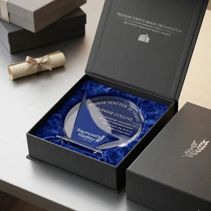 Azure Meridian Disk Plaque Award