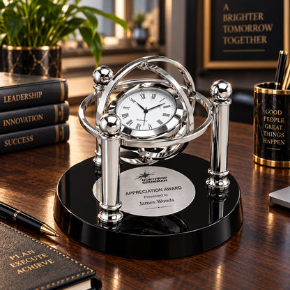 Hommage Intemporel | Récompense Horloge pour l'Appréciation des Employés