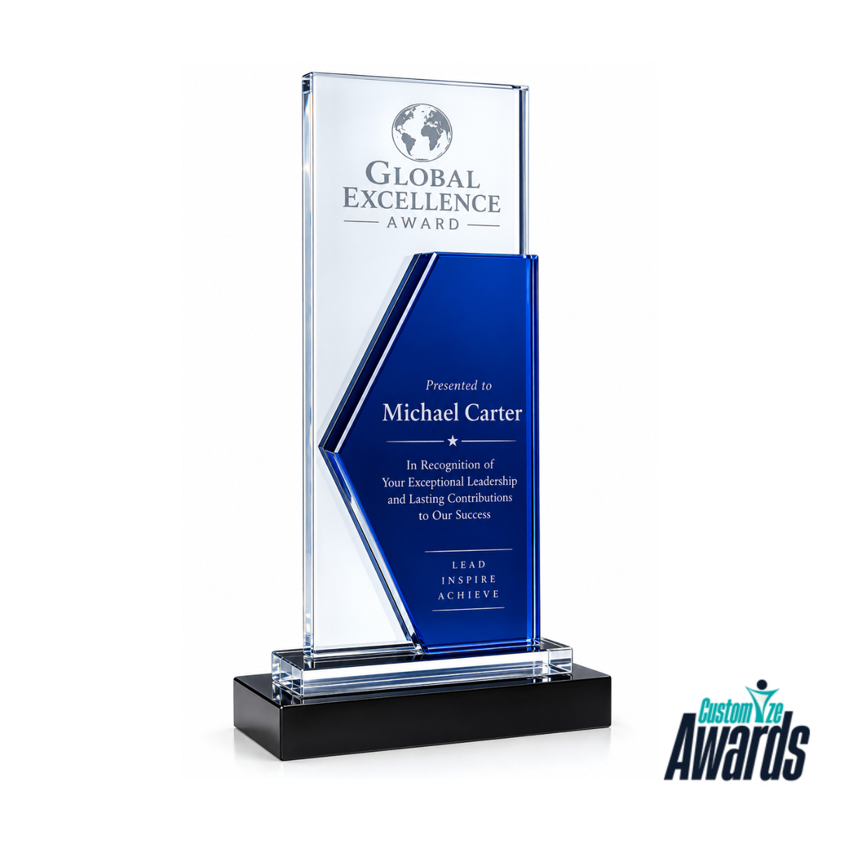 Global Prestige | Custom Crystal Global Excellence Award