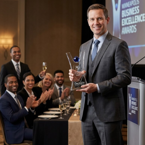 Personalized Engraved Triumphant Crystal Award