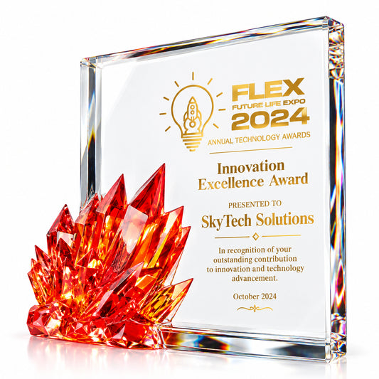 Crimson Spark | Custom Crystal Innovation Award