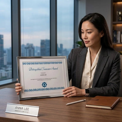 Dual-Plate Achievement plaque