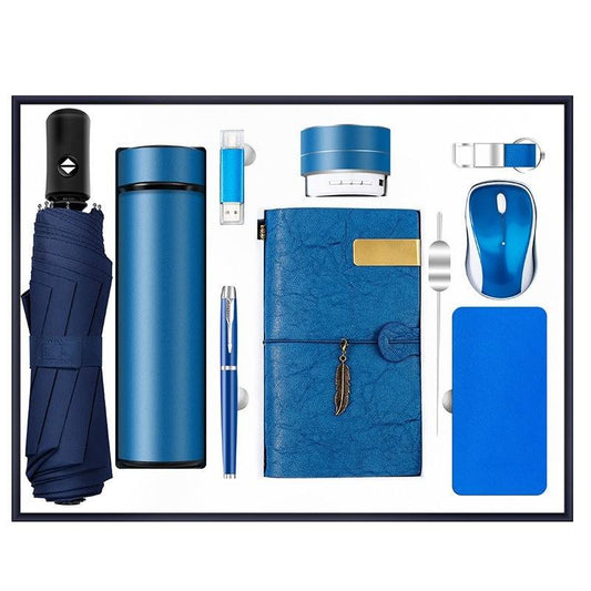 Azure Voyager | Customized Blue Corporate Gift Set