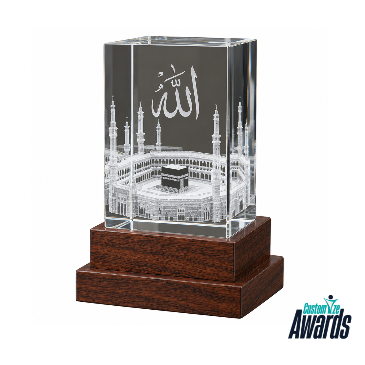 Sacred Kaaba | Islamic Masjid Crystal Award