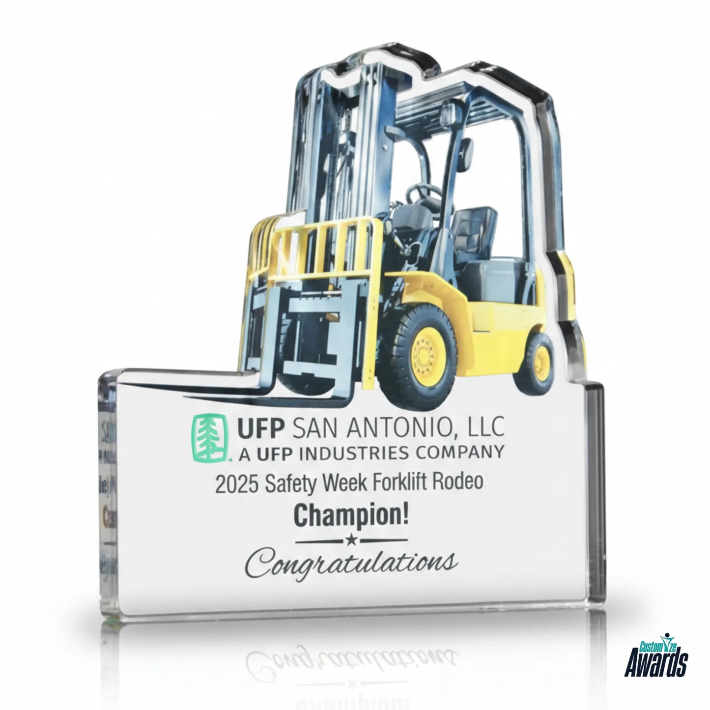 Forklift Acrylic Glass