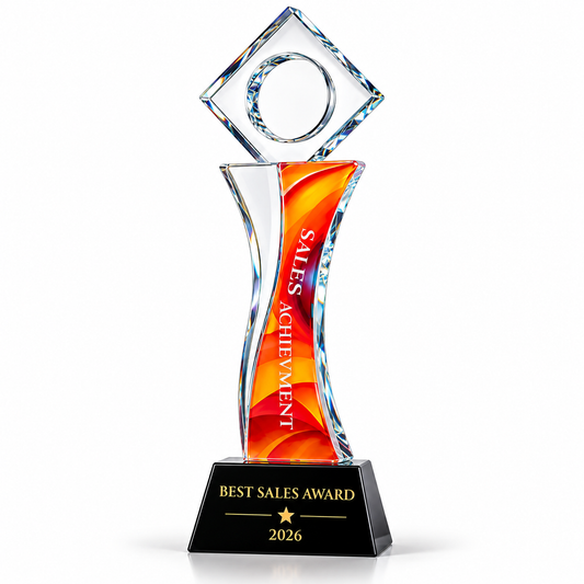 Emberrest | Custom Crystal Sales Achievement Award