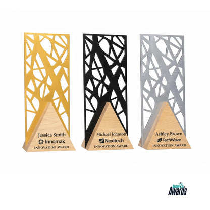 Abstract Lattice Plates Plaque