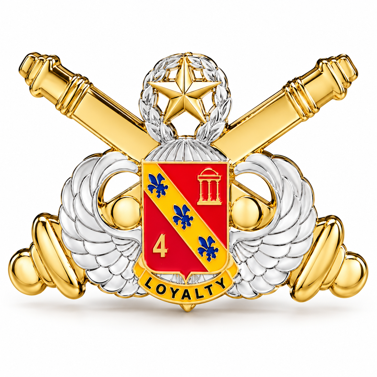 Benutzerdefinierte Militär-Challenge Coin – 3D Army Recognition Coin mit Ausstanzung