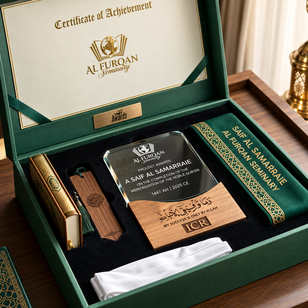 Reflect  Prestige | Reflect Gold Prestige Plaque for Corporate Recognition