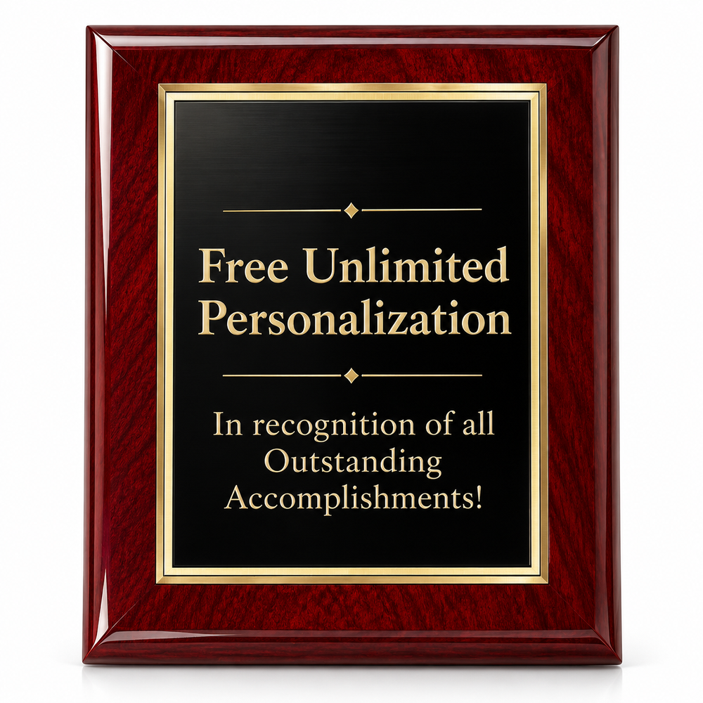 Garnet Board | Personalized Recognition Plaque for Service Milestones