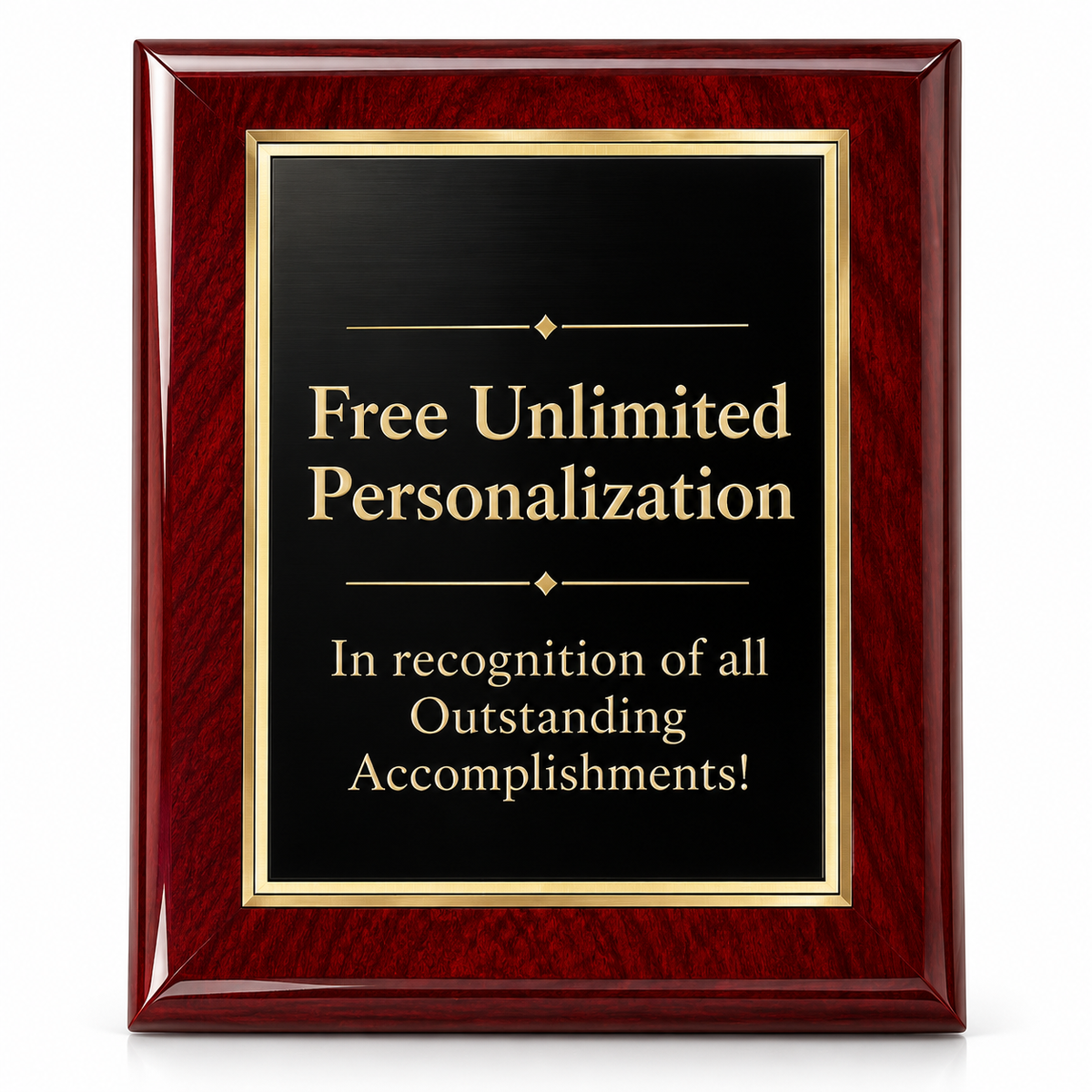Garnet Board | Personalized Recognition Plaque for Service Milestones