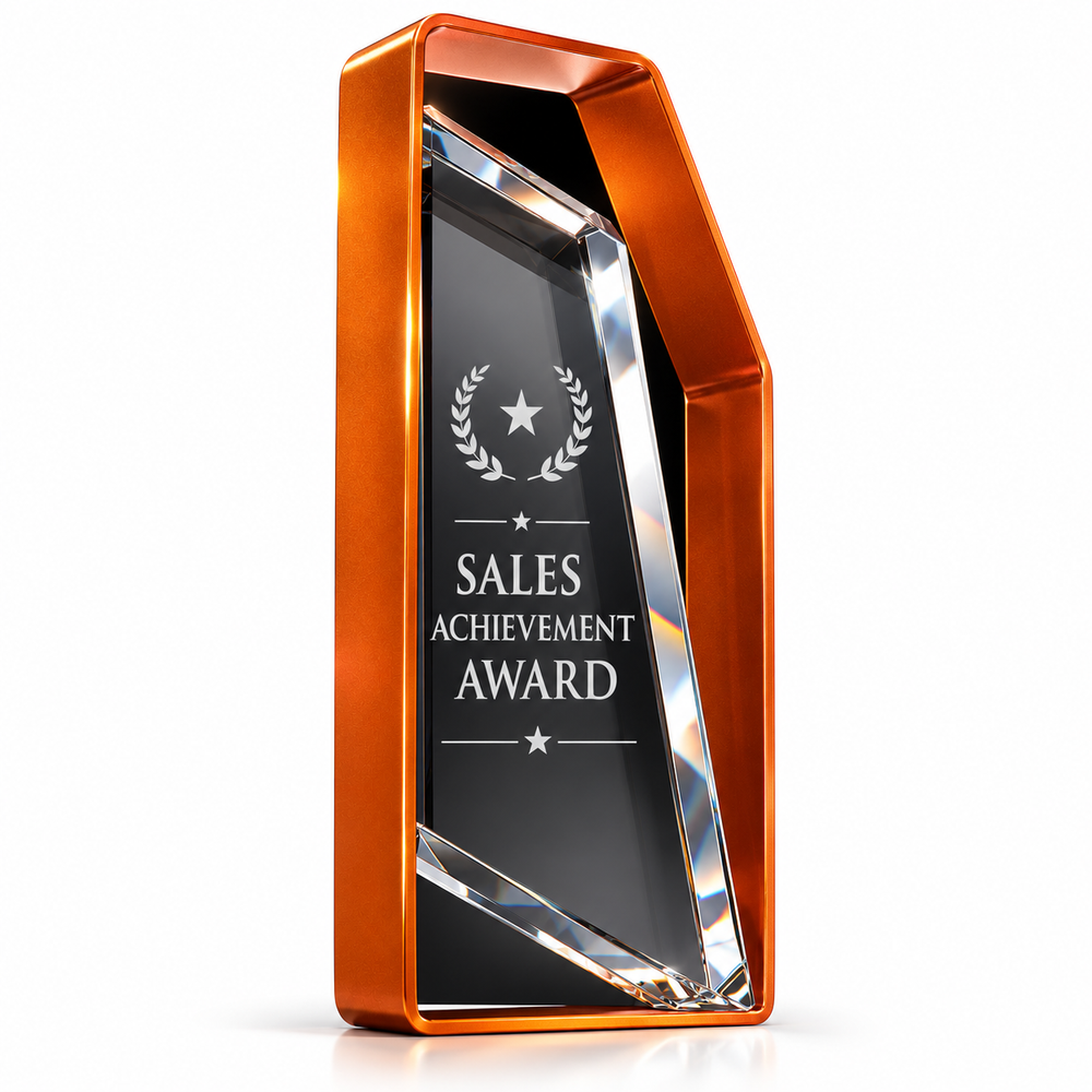 Ember Crest | Custom Crystal Sales Achievement Award