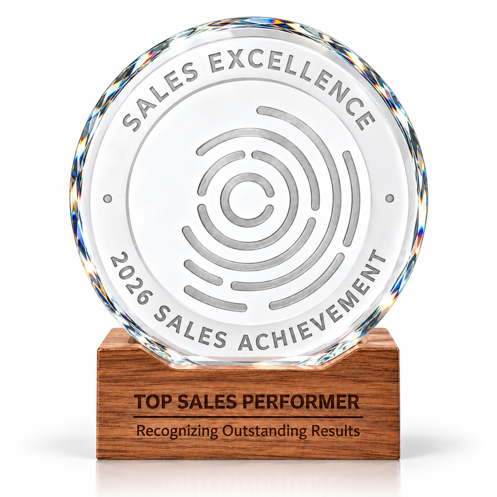 Globalcrest Summit | Custom Crystal Global Sales Achievement Award