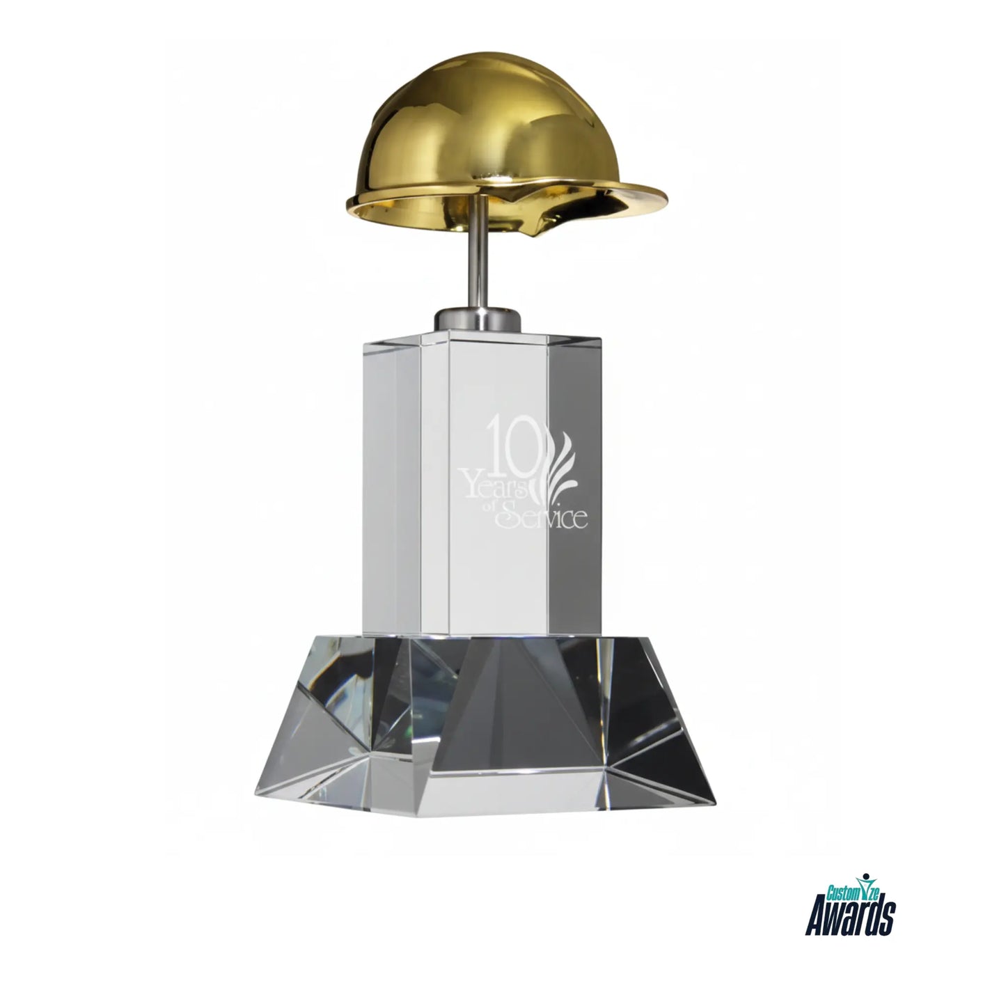 Dome Metal Crystal Award
