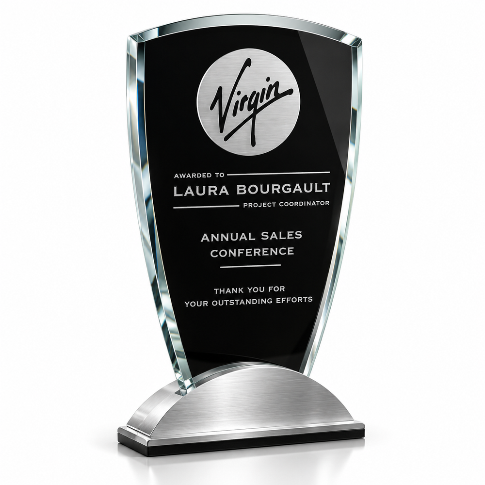 Alexandria Arch | Jade Glass Recognition Plaque