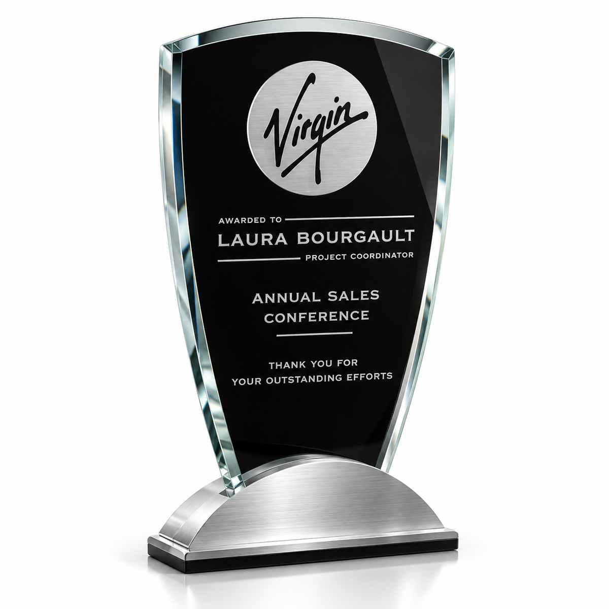 Alexandria Arch | Jade Glass Recognition Plaque