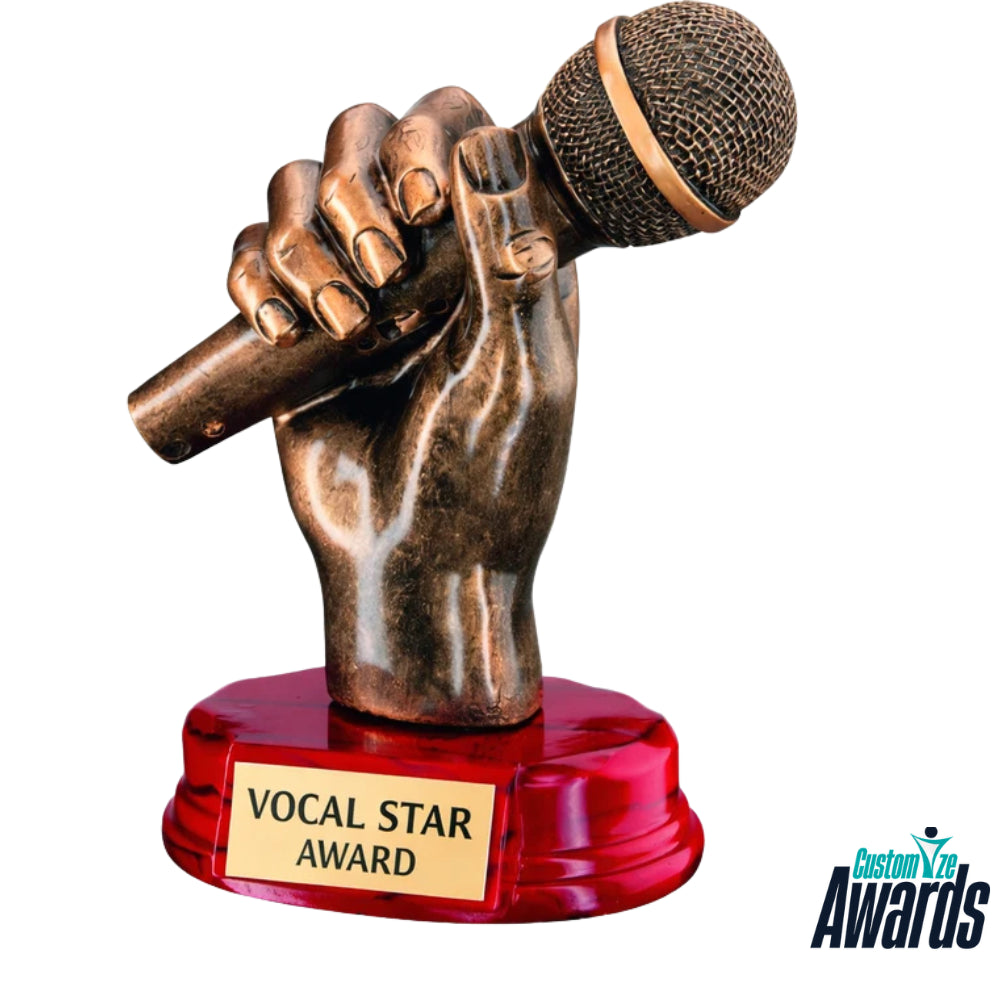 Bronze Microphone | Music Achievement Award