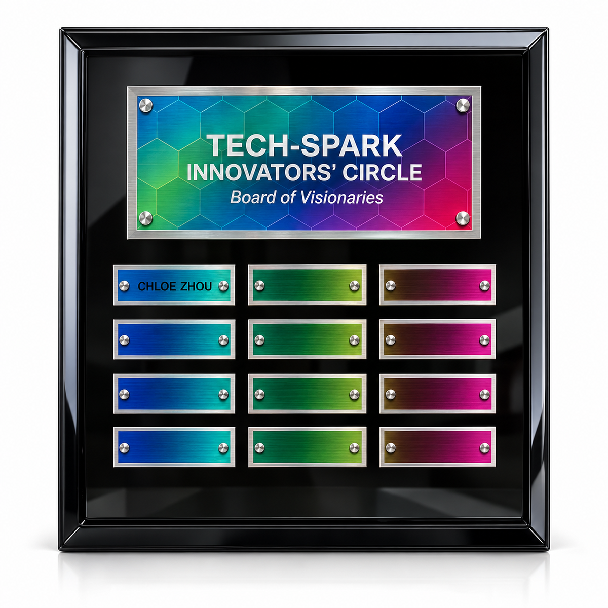 Obsidian Summit | Engraved Summit Plaque for Professional Achievement