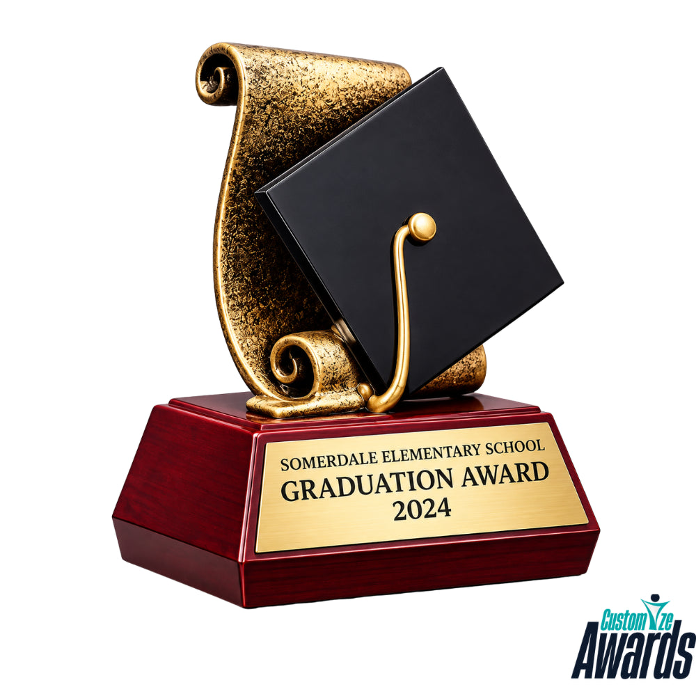 Scholar Graduation | Scholastic Honor Trophy for Academic Achievement