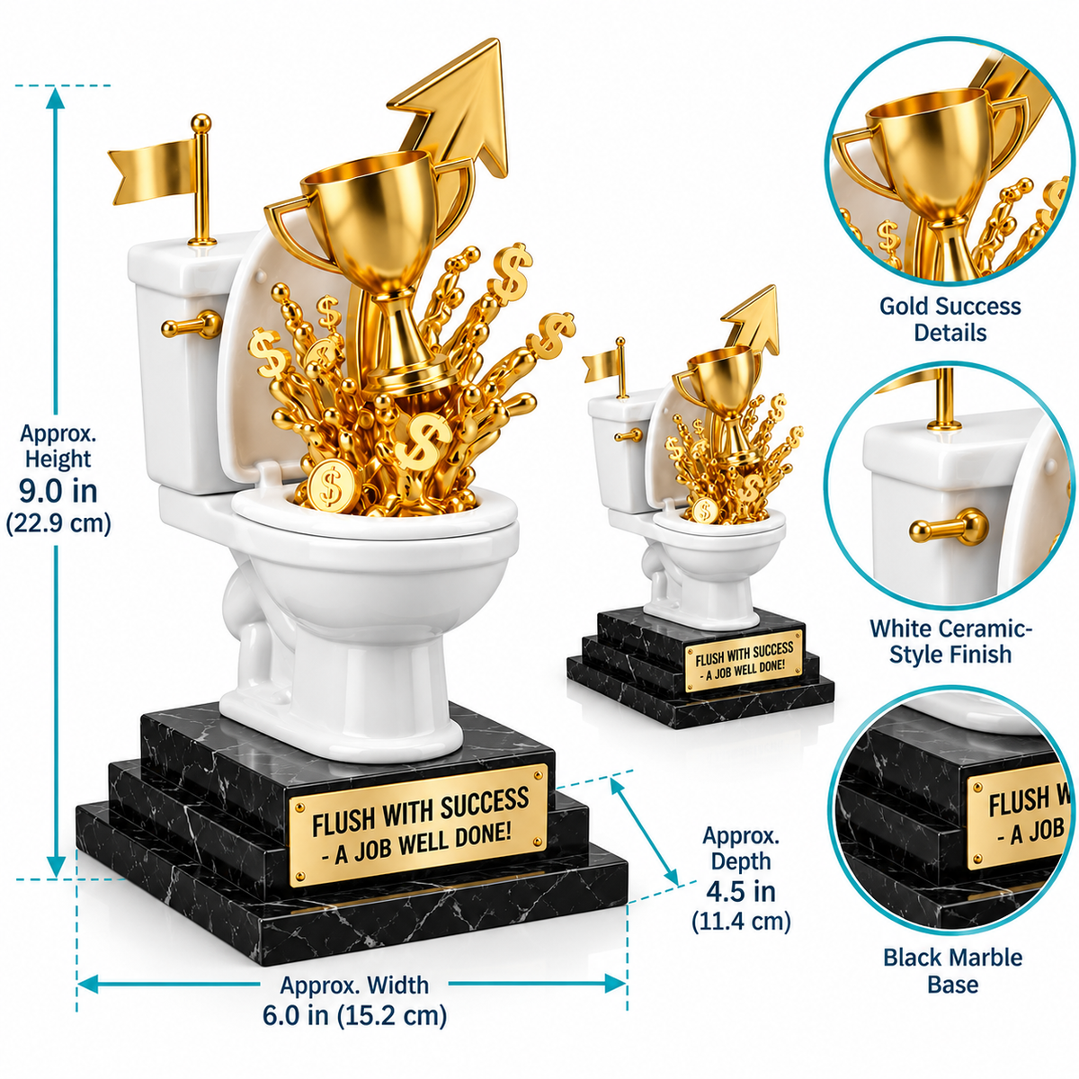 Season Sinkhole | Trophy for Humorous Team Recognition