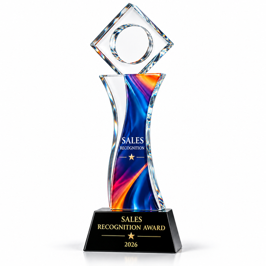 Prism Velocity | Custom Crystal Sales Recognition Award
