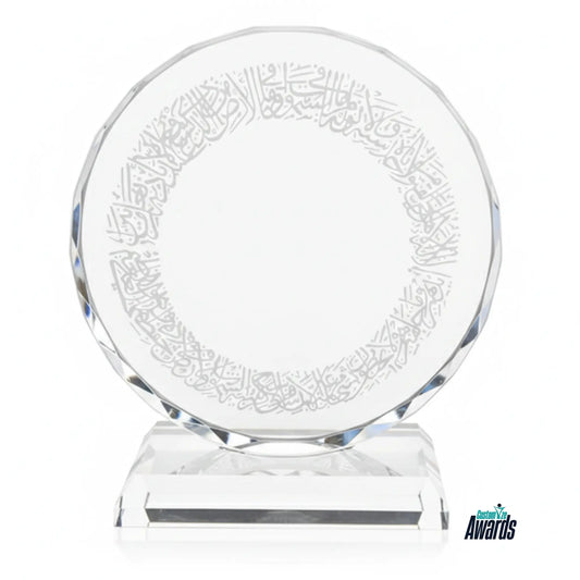 Circular Glass Crystal