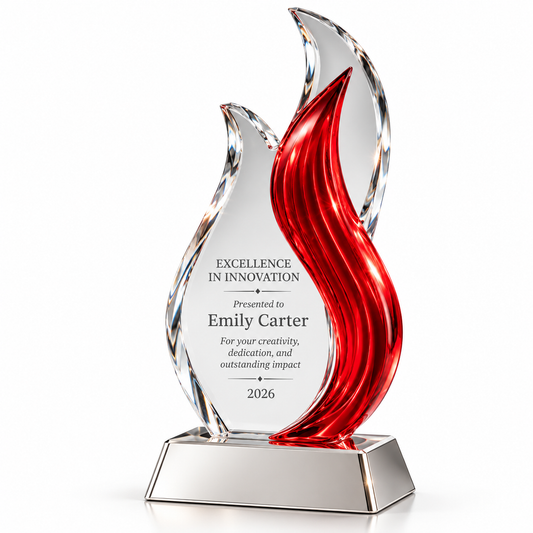 Alliance Flow | Customized Corporate Acrylic Award for Strategic Partners