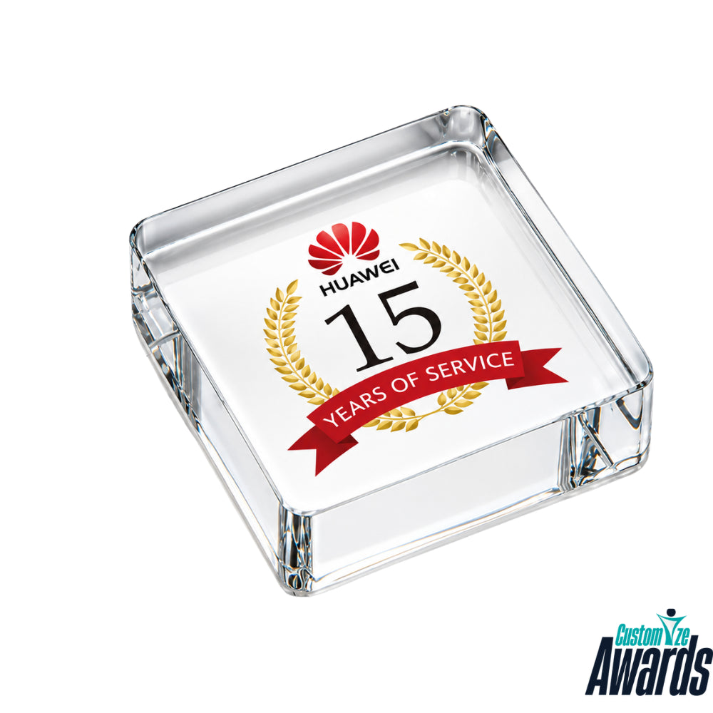 Service Legacy | 15-Year Employee Anniversary Glass Award