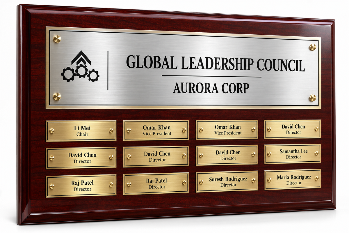 Crimson Stellar | Commemorative Plaque