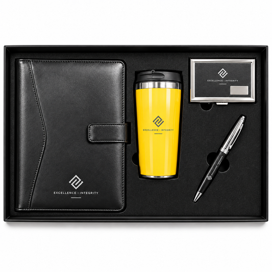 Executive Merit | Customized Corporate Gift Set with Travel Mug