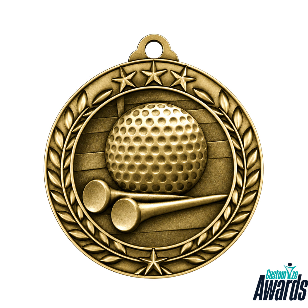 Large Star | Custom Golf Medal for Tournament Achievement