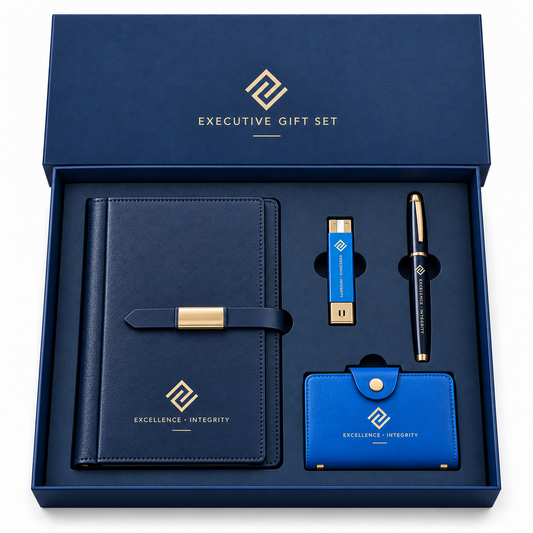 Navy Prestige | Customized Blue Executive Corporate Gift Set