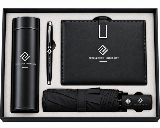 Executive Noir | Customized Black Corporate Gift Set