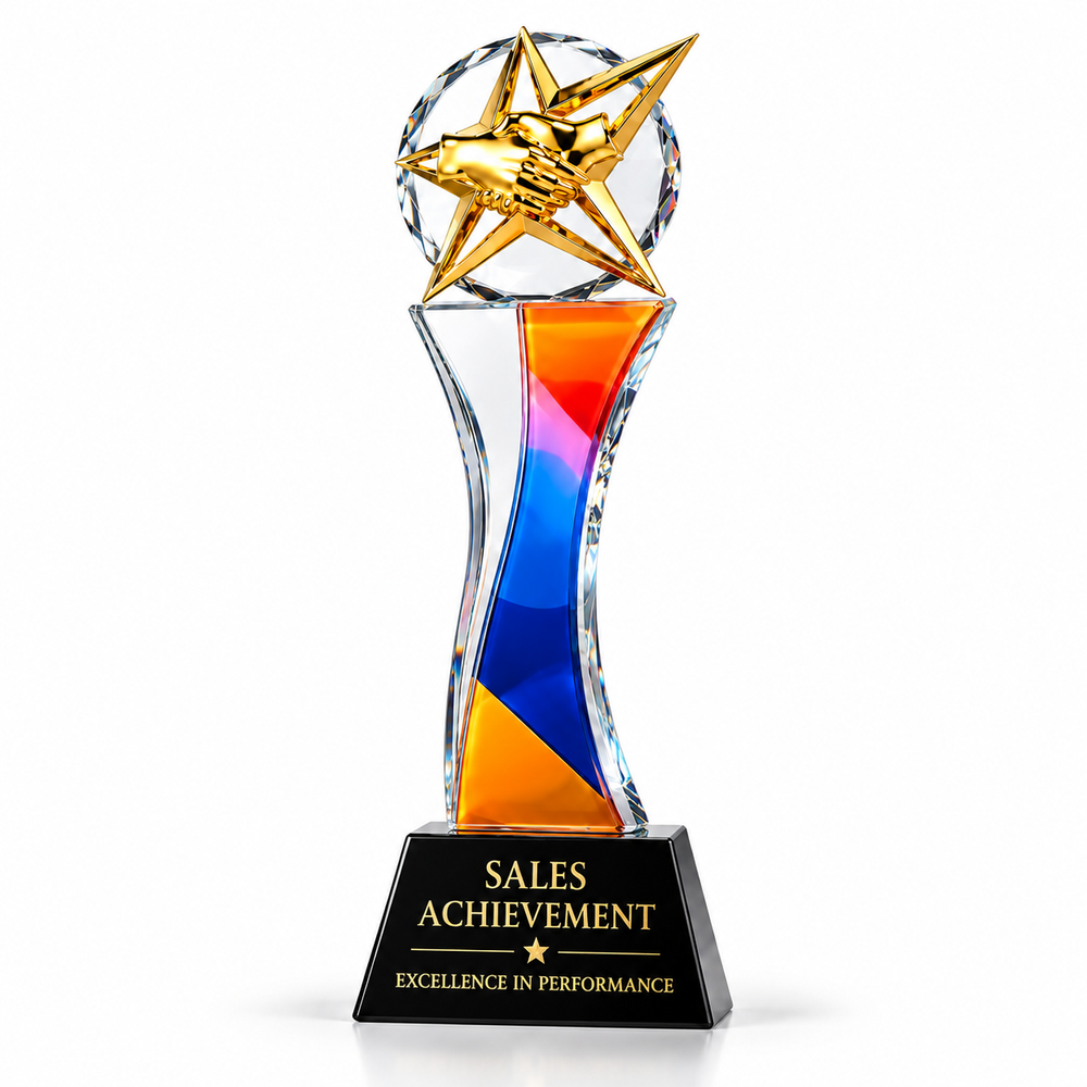 Summit Unity | Custom Crystal Sales Achievement Award