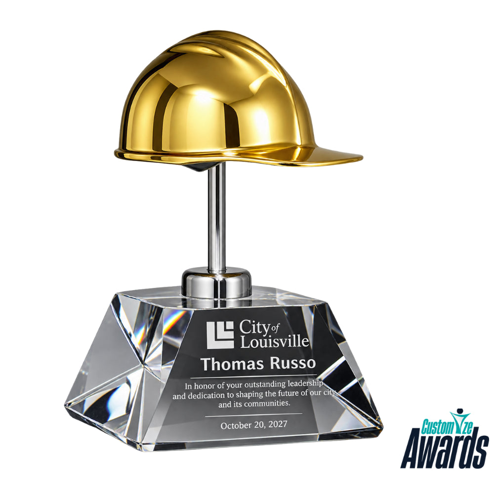 Summit Hard Hat | Custom Construction Leadership Trophy