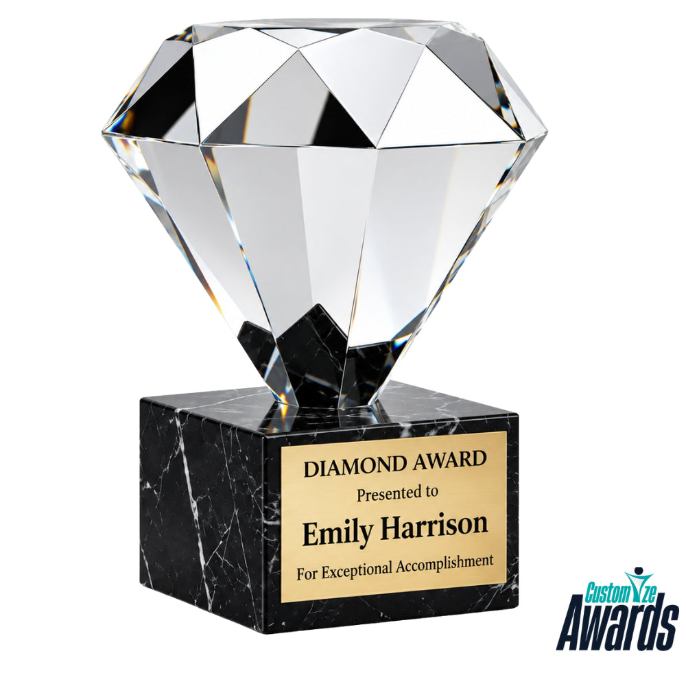 Faceted Diamond | Custom Corporate Trophies for Achievements
