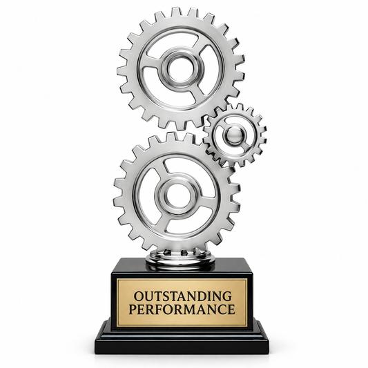 Synergy Gear | Gear-Inspired Award for Collaboration and Team Excellence