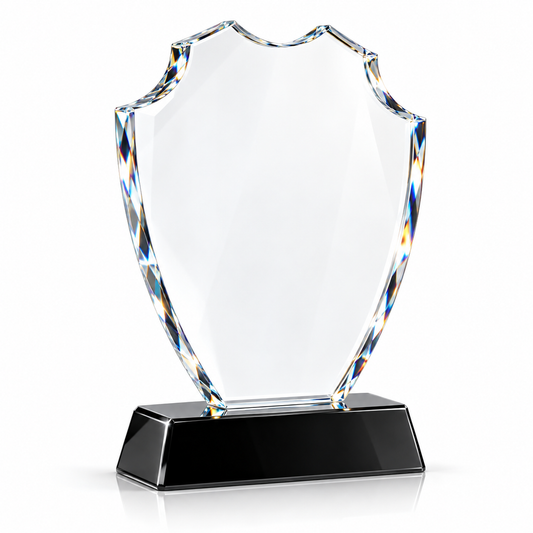 Heritage Shield | Custom Community Impact Crystal Award
