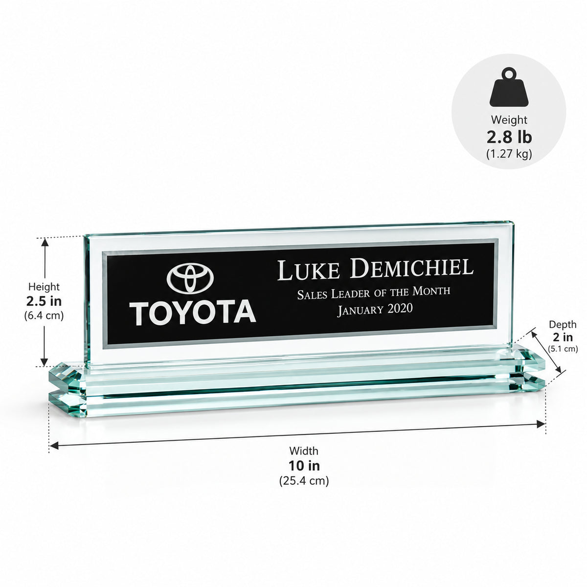 Sales Pinnacle | Automotive Sales Achievement Glass Award